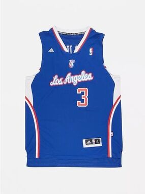 Adidas Chris Paul Los Angeles Clippers blue basketball jersey. Size Medium